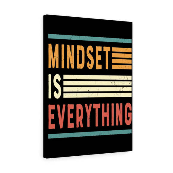 Inspirational Wall Art Mindset Is Everything Wall Art Motivation Wall Decor for - Picture 1 of 2